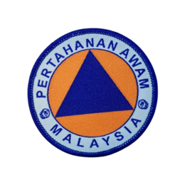 PERTAHANAN AWAM BADGE WOVEN